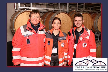 Mitglieder des DRK Eggenstein-LEopoldshafen nehmen am Notfallsymposium 2.0 in Münzesheim teil Drei Mitglieder des DRK Eggenstein-Leopoldshafen beim Notfallsymposium 2.0 in Münzesheim