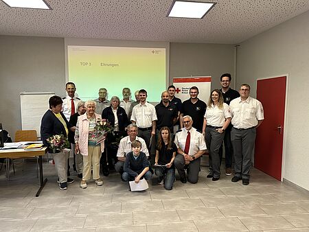 Mitgliederehrung 2026: Das DRK Eggenstein-Leopoldshafen bedankt sich für das langjährige Engagement seiner Mitglieder. Mitglieder des DRK Eggenstein-Leopoldshafen werden geehrt